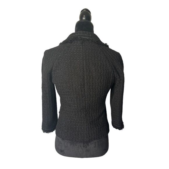Talbots Metallic Tweed Blazer Jacket with Embellished Buttons Size 2P - Picture 5 of 16